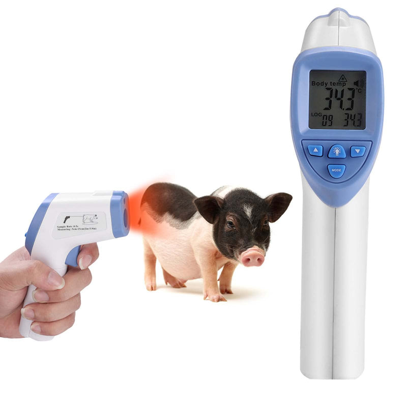 Dog Thermometer, Digital Pet Thermometer with LED Display High Accuracy Veterinary Infrared Thermometer, Livestock Supplies, Pet Thermometer 32 Temperature Data Sets for Dogs for Pigs, Sheep - BeesActive Australia