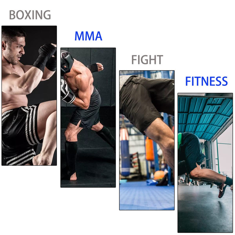 Boxing Shorts for Men Training Fight Shorts Men MMA BJJ Shorts No Gi Black Red Medium