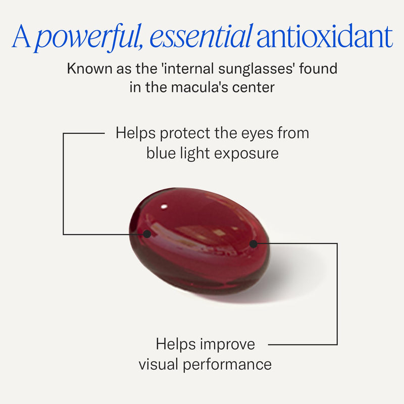 EyePromise Zeaxanthin Eye Health Supplements - 60 Softgels, 60-Day Supply | Eye Vitamins with 10 mg Zeaxanthin to Support Long-Term Vision Health (Packaging May Vary)