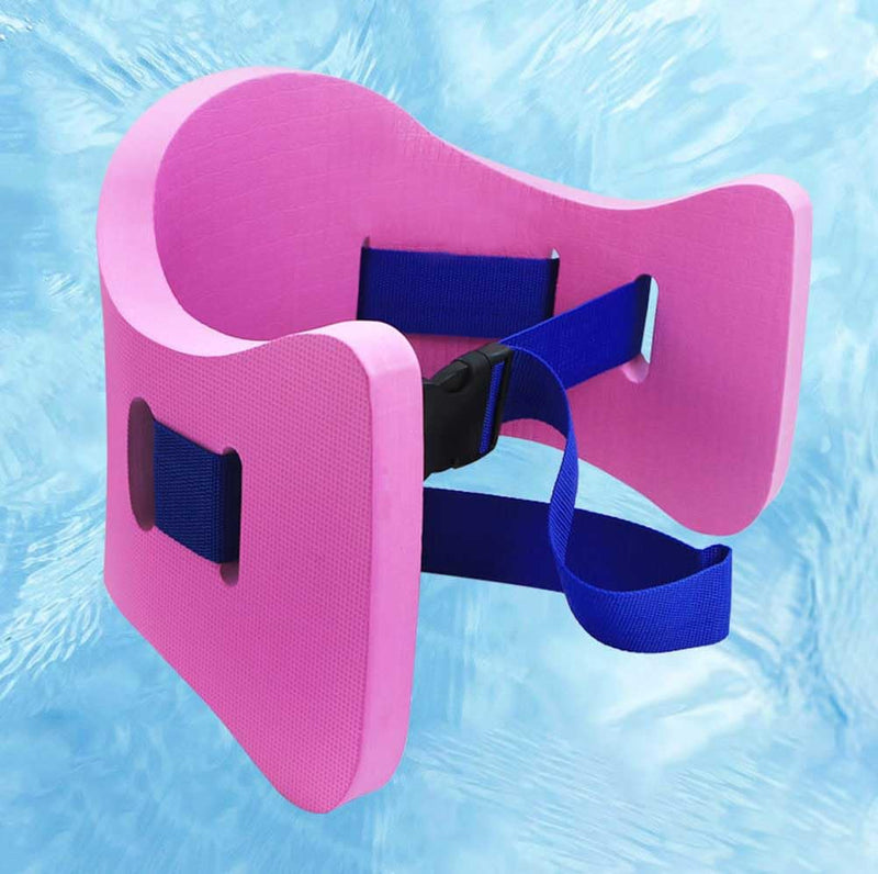 EVA Swimming Floatation Exercise Belt, Adjustable Swim Training Equipment Belt Outdoor Swim Training Tools for Adult and Kids Size M - Pink - 1PC - BeesActive Australia