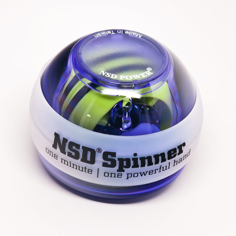 Auto-Start NSD Rainbow Lit Spinner Gyro Ball – Up to 15,000 RPM Premium hand strengthener and wrist exerciser for grip strength training, forearm workout, and pain relief; durable and portable - BeesActive Australia