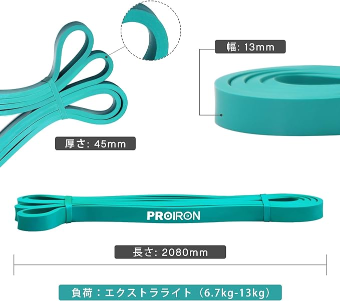 PROIRON Resistance Bands, Resistance Bands, Fitness Tubes, Training Bands, Made of Natural Latex, Training Tube, Pull Up Aid, Thick to Prevent Breakage - BeesActive Australia