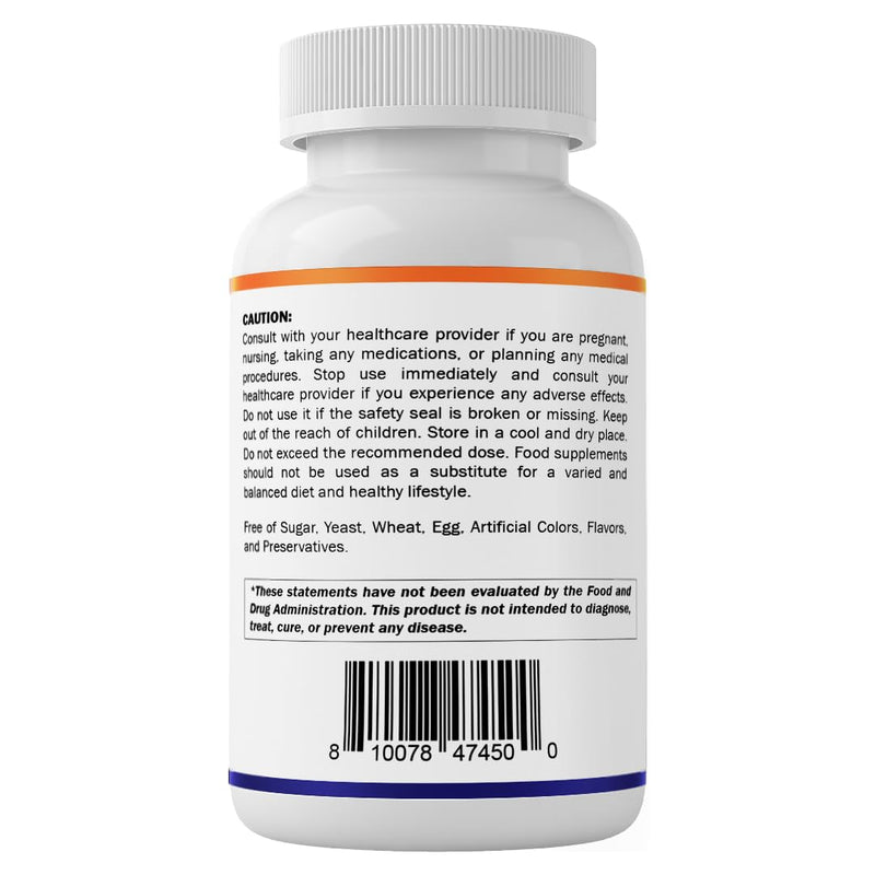 Vitamatic Folic Acid 400 mcg - 500 Vegetarian Tablets - Vitamin B9