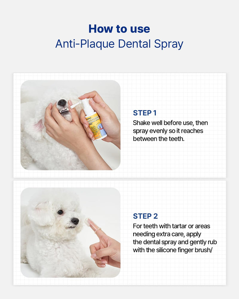 PETHROOM Anti-Plaque Pet Dental Spray – Melon Flavor, EWG Verified, Fresh Breath Oral Care, Eliminate Bad Breath, Reduce Plaque & Tartar Buildup, 1.0 Fl Oz