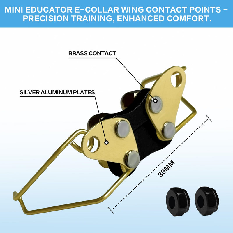 Dog Training Collar Receiver Comfort Pads Replace for CPAD-011, 2 Pack E Collar Titanium-Enhanced Contacts and Winged Ultra-Comfort Design for Reduced Irritation and Skin Sensitivit - BeesActive Australia