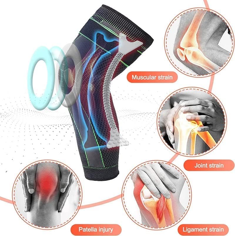 FUZSKWID Tourmaline Herbal Self-heating Socks,Acupressure Self-heating Knee Sleeve,Tourmaline Acupressure Self-heating Shaping Knee Sleeve, Knee Heating Pads,Knee Heating Knee Pads (Black) Black - BeesActive Australia