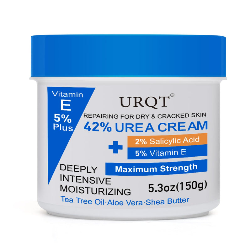 42% Urea Cream for Dry & Cracked Skin - Foot & Hand Cream with 2% Salicylic Acid, 5% Vitamin E, Tea Tree Oil, Aloe Vera, Shea Butter - Moisturizer & Skin Repair Cream for Feet Maximum Strength - BeesActive Australia