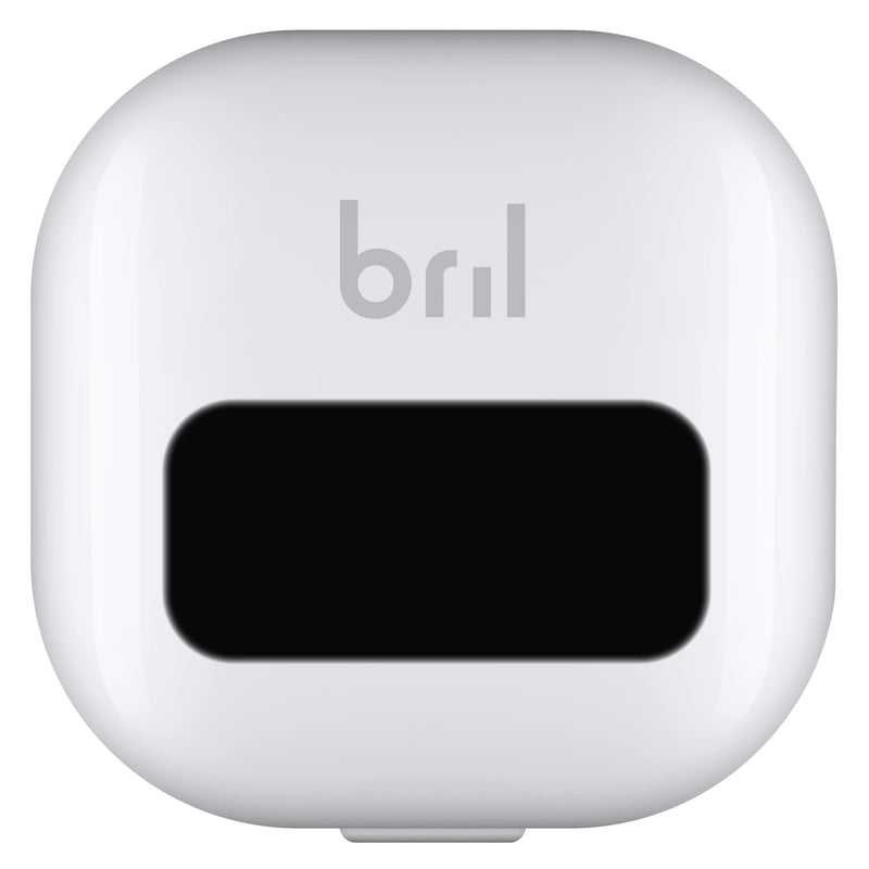 Bril UV-C Toothbrush Sanitizer, Portable Cleaner, Travel Cover, Magnetic Holder, and Rechargeable Case for Any Size Toothbrush, White - BeesActive Australia