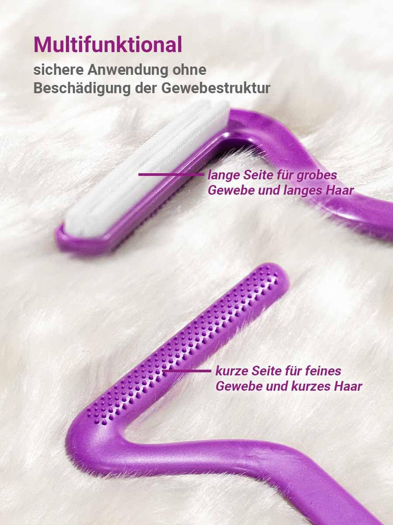 Petrebels cat hair remover for scratching post, Lucky 7 cat hair brush with 2 sides (smooth and coarse), also for furniture, couch, sofa - BeesActive Australia