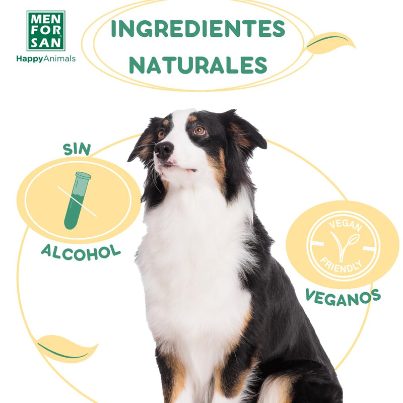 MENFORSAN Eau de Toilette for dogs | Tropical | Intense and refreshing scent | Deodorizing effect | With very mild ingredients that do NOT irritate the skin | With neutral pH value | 125ml - BeesActive Australia