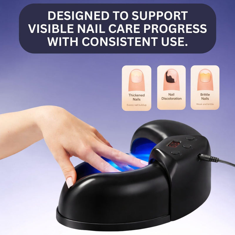 Nail Fungus Blue Light Therapy Device for Toenails & Fingernails, Home Use Toenail Fungus Treatment Device for Onychomycosis
