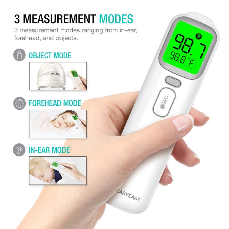 EasyEast Touchless Infrared Forehead Thermometer, Smart Digital Screen, Fast Reading Detection, No Battery Included - BeesActive Australia