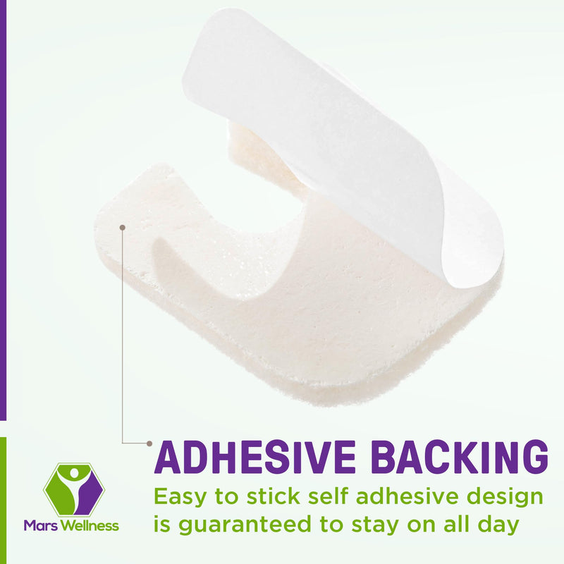 Wide U Shaped Felt Callus Horseshoe Pads - Adhesive Foot Pads That Protect Calluses from Rubbing On Shoes - 1/4" - 25 Pack 25 Count (Pack of 1) - BeesActive Australia