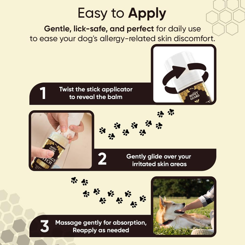 iHeartDogs Honey Guard Allergy & Itch Relief Dog Healing Balm for Paw, Nose & Skin - Hot Spot & Dry Skin Soother with Manuka Honey, Tallow, Shea Butter & Mango Seed Oil - 2oz - PawsPlanet Australia