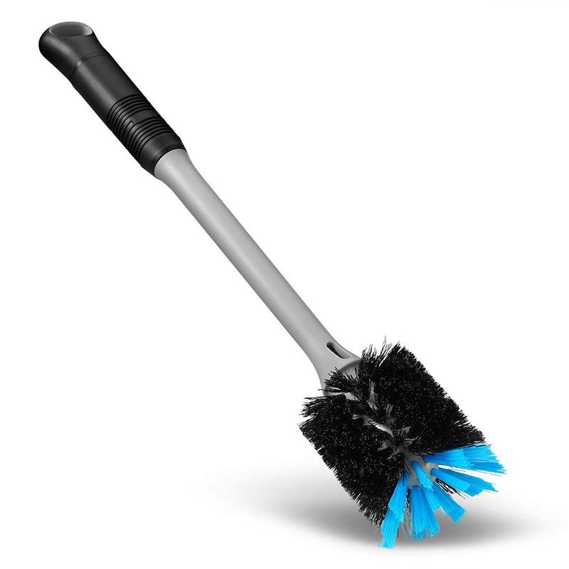 3-in-1 Bottle Brush with Straw Cleaning Brush and Nipple Cleaner, Long Handle Water Bottle Scrubbing Brush, Built for Cleaning Sport Bottles, Baby Bottles, Coffee Mugs, Flask - BeesActive Australia