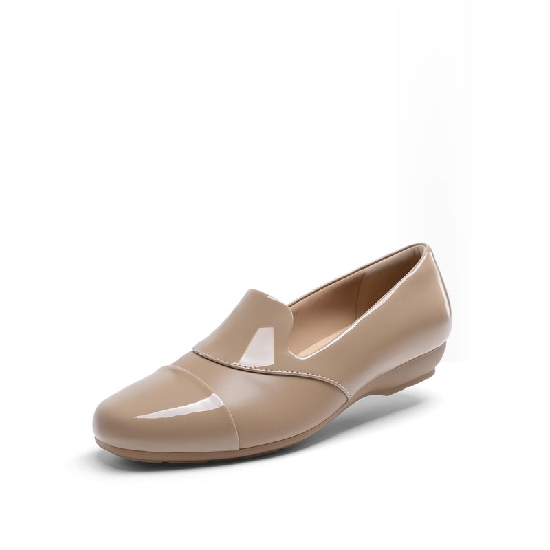 DREAM PAIRS Women's Loafers Orthopedic Work Dress Shoes 9 Nude