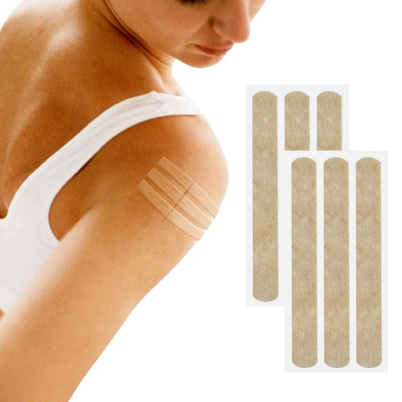 30 Strips Wound Closures 0.48" x 4" Breathable Steri Strip Adhesive Skin Closure for Closing Minor Cuts Wounds