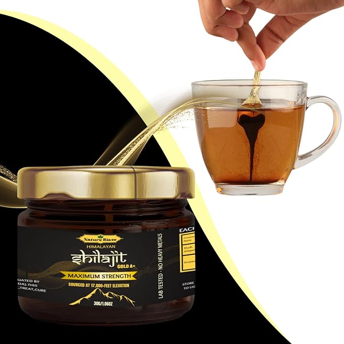 Nature Blaze Himalayan Shilajit Resin (30 Gm / 1.0 Oz) - BeesActive Australia