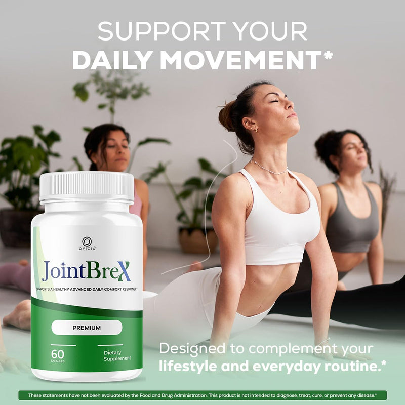 JointBrex Capsules - Official JointBrex Pills Advanced Support for Maximum Strength, All Natural Ingredients Premium Vitamins for Overal Health & Wellness Reviews, 60 Capsules for 1 Month 60 Count (Pack of 1)