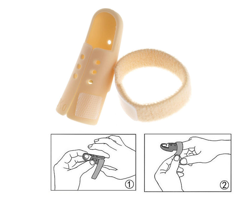 SING F LTD 55-60mm Finger Splint Mallet DIP Joint Support Brace Fracture Protection Tape - BeesActive Australia