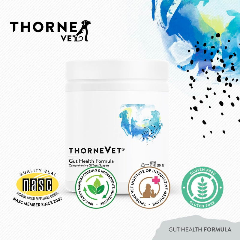 ThorneVET Gut Health Formula – Gastrointestinal Support for Dogs, Cats & Horses, 180 Scoops 3.81 oz (108g)