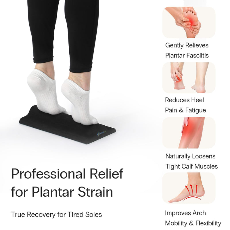 StrongTek Plantar Fasciitis Relief Foot Stretcher Pad, High-Density EVA Calf Stretching Block for Heel Pain, Achilles Tendon & Foot Arch Therapy, Portable & Lightweight - BeesActive Australia