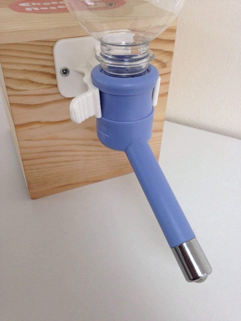 Choco Nose Patented No-Drip Dog Water Bottle/Feeder for Dogs/Cats and Other Small-Medium Sized Animals - for Cages, Crates or Wall Mount. 10.2 Oz. Mess Free Leak-proof Nozzle 16mm, Blue (C590) Small to Medium Sized Dogs and Cats - BeesActive Australia