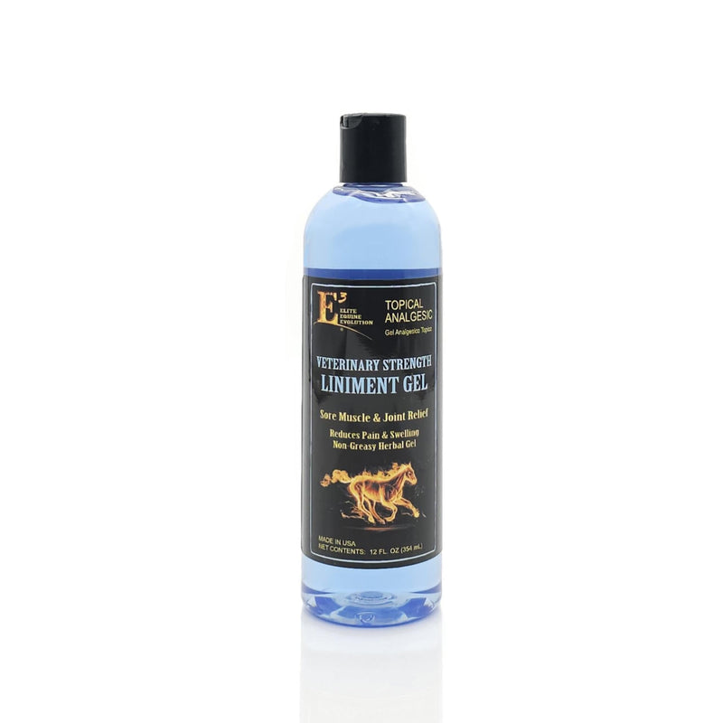 E3 Joint and Muscle Lin Non-Greasy Herbal Gel with Mint – 12 oz Cooling Botanical Equine Gel for Post-Workout Massage and Daily Comfort – Fast Absorbing, No Residue