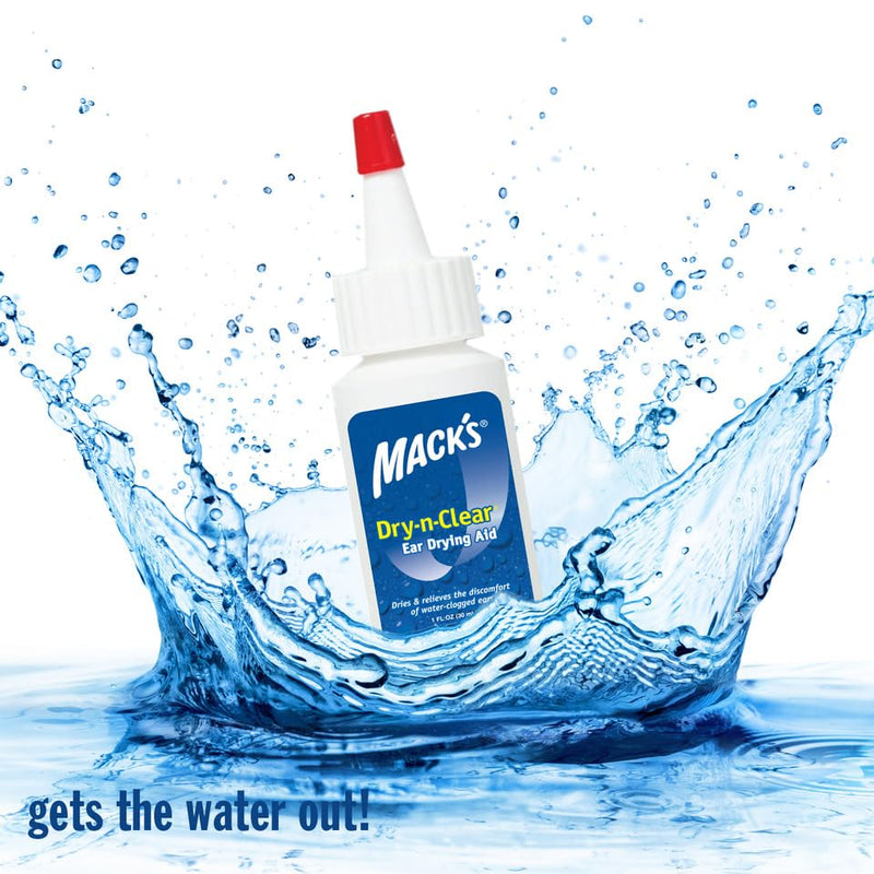 Mack's Dry and Clear Swimming Ear Drops-Transparent, 30 ml