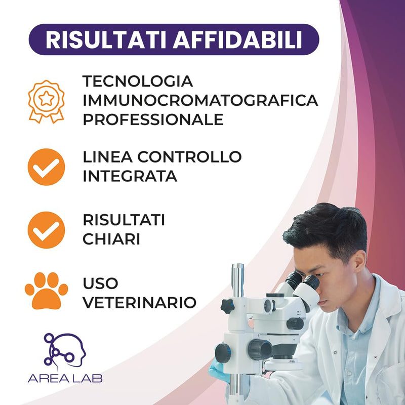 Parvovirus and Giardia Lamblia Rapid Test for Dogs | 2 CPV & Giardia Lamblia Analysis Kits on Stool or Vomit Sample | Fast Result in 5-10 Minutes | High Sensitivity Pet Test