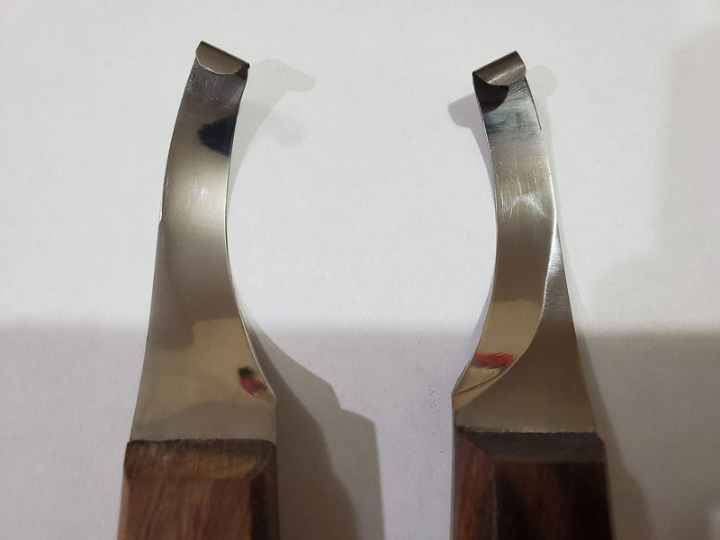 Farrier Hoof Knives Set of Left and Right Handed Razor Edge Sharped Stainless Steel - BeesActive Australia