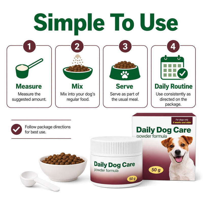 Canine Dewormer for Dogs (fenbendazole) 50 g, Easy-to-Measure Food Mix-in, Simple Routine Support for Dogs 6 Weeks and Older