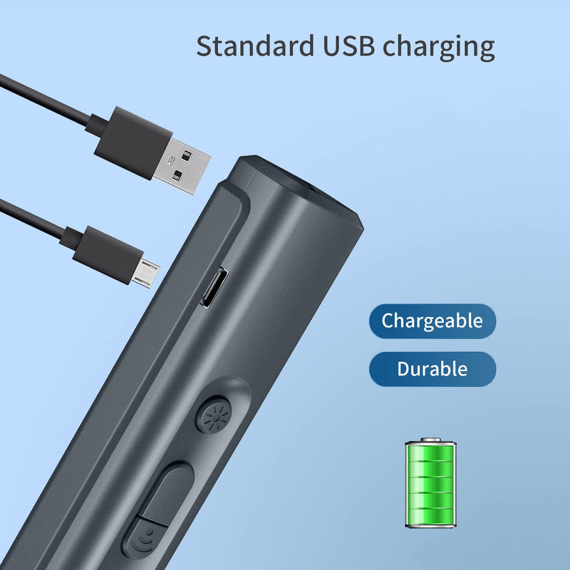 Dog USB Rechargeable Dog Drive Device Portable Dog Trainer Barking Device with LED Indicator Lanyard