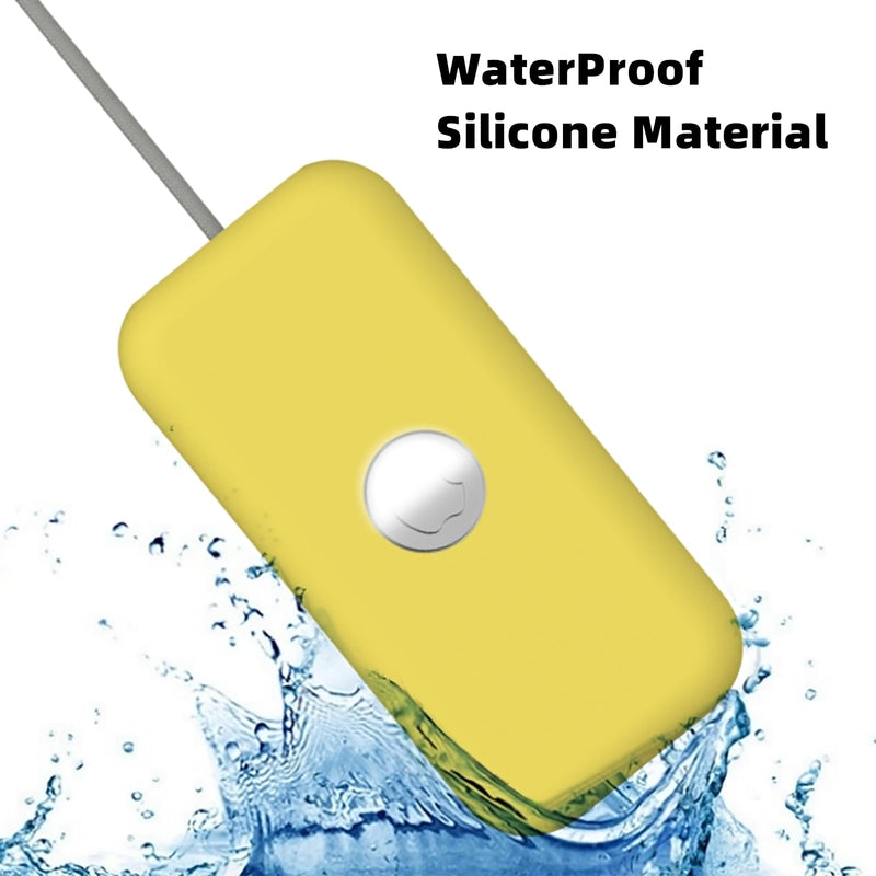 Soft Silicone Case Cover Compatible with Apple Vision Pro Battery Case Apple VR Vision Pro Battery Protective Case Cover Anti-Scratch Fall-Proof Case for Apple Vision Pro Battery Accessories (Yellow) Yellow - BeesActive Australia