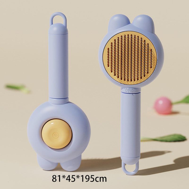 Premium Universal Pet Grooming Brush with Stainless Steel Pins Ideal for All Breeds Long Short Haired Cat and Dog,Ergonomic All-in-One Reduces Tanglesand PromotesHealthy Coat with Gentle (Blue) Blue - BeesActive Australia
