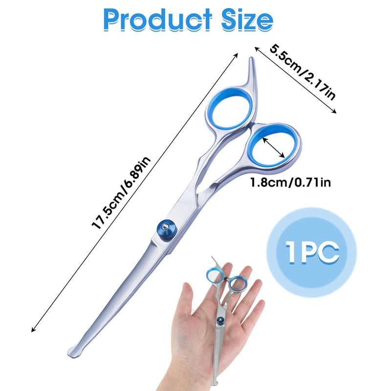 Pet Scissors Stainless Steel with Round Safety Tip Professional Hairdressing Scissors for Cutting Dog and Cat Hair - BeesActive Australia