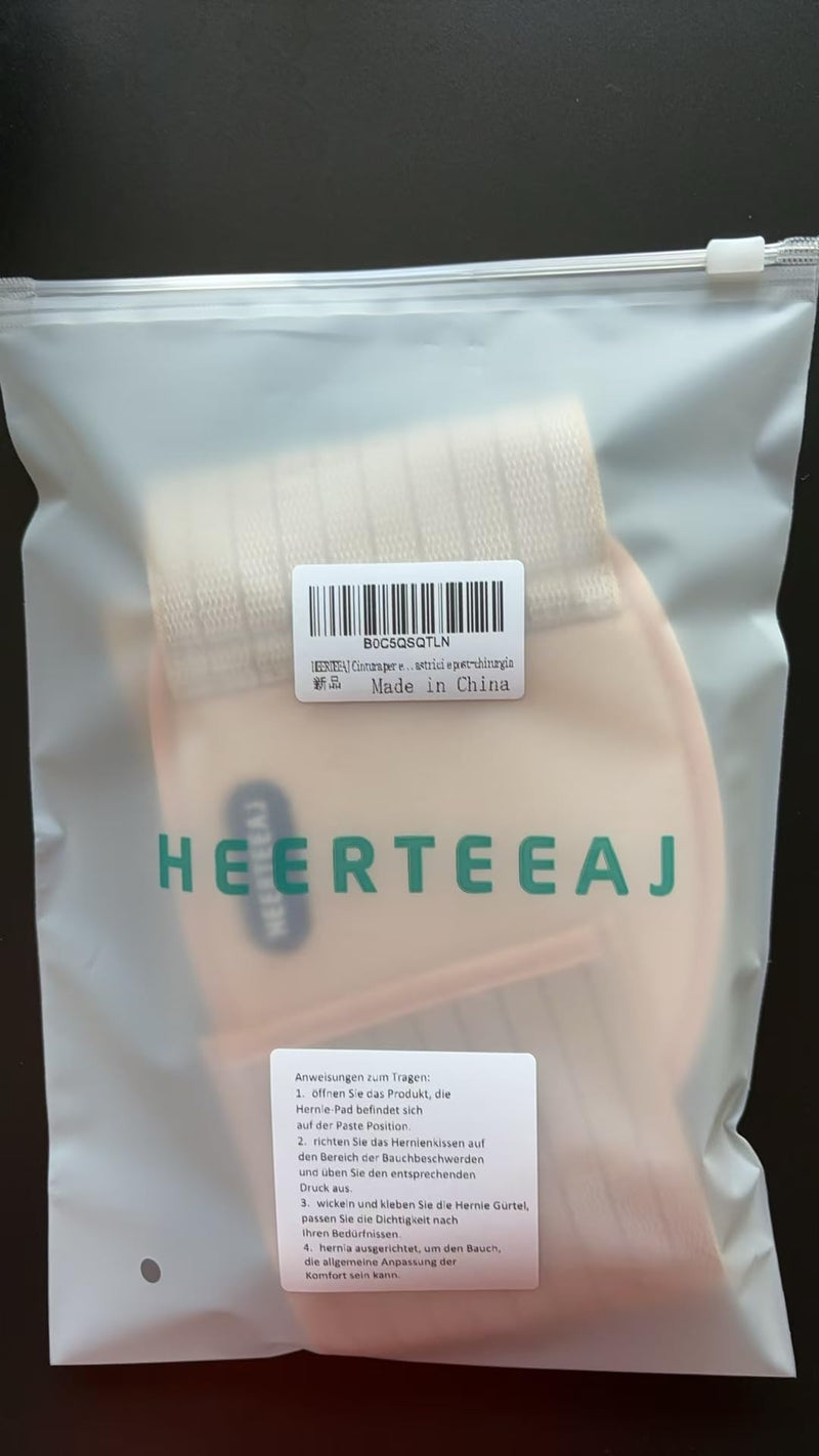 Umbilical Hernia Belt | Abdominal Hernia Belt for Men & Women | Belly Button Umbilical Hernia Binder w/ 1 Hernia Compression Pads | Ventral, Epigastric & Post Surgery Support Belts Large - BeesActive Australia