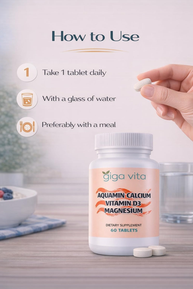 Zinc with Calcium and Magnesium Essential Minerals for Everyday Wellness, 15mg Zinc with 400mg Calcium and 100mg Magnesium 60 Tablets