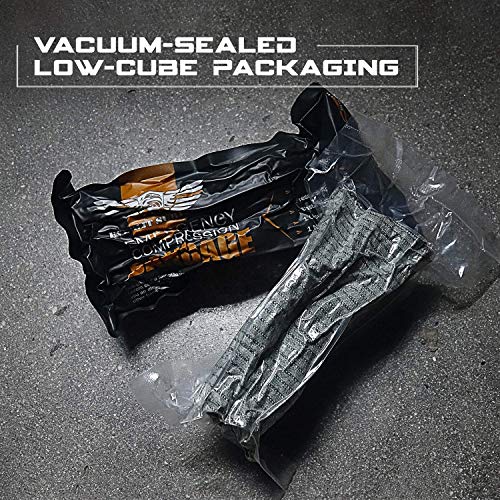 EVERLIT Israeli 6 Inch Emergency Bandage Compression Trauma Pressure Wound Dressing Sterile Vacuum-Sealed Packaging for Bleeding Control, Medical Trauma Kit, Gun Shot, First Aid IFAK 3