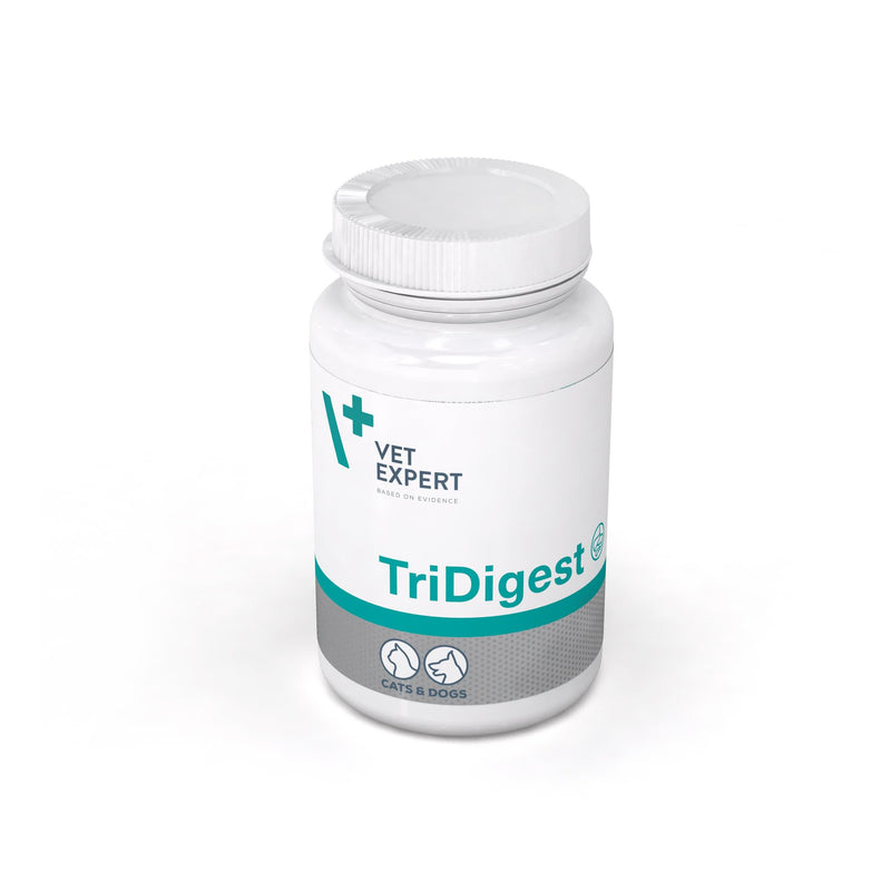 Vet Expert TriDigest Digestive Support for Dogs & Cats - Multi-Functional Formula for Stomach, Liver and Pancreas, 40 Tablets