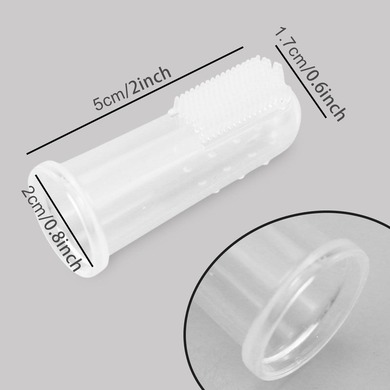 12pcs Soft Silicone Pet Toothbrushes, Dog Toothbrush, Cat Toothbrush, Pet Cleaner - BeesActive Australia