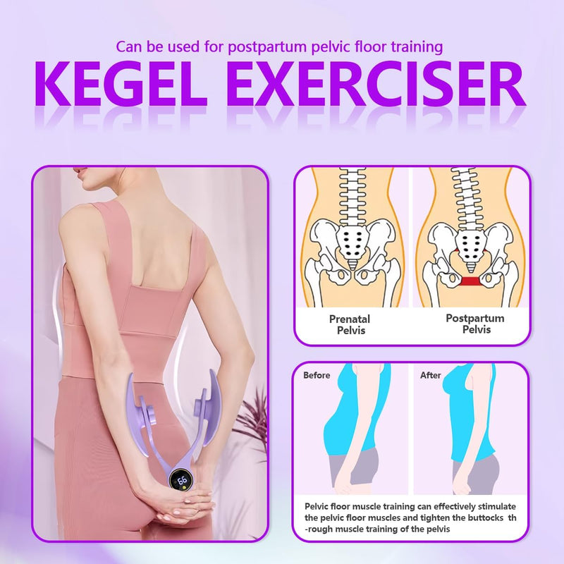 Thigh Master,Kegel Exerciser,Pelvic Floor Muscle,Pelvic Floor Exercise Devices,Thigh Master Thigh Exerciser for Women,Hip Trainer Kegel Exerciser,Pelvic Floor Trainer for Postpartum Rehabilitation - BeesActive Australia