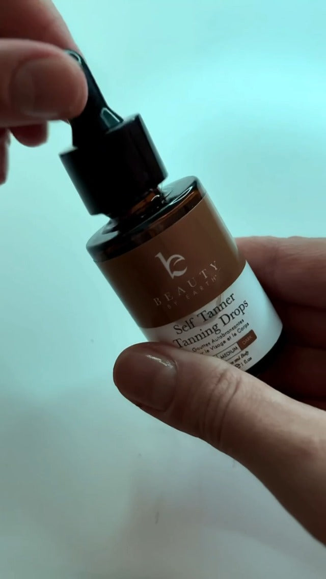 Self Tanning Drops for Face - USA Made with Organic & Natural Ingredients 1 Fl Oz (Pack of 1) Dark