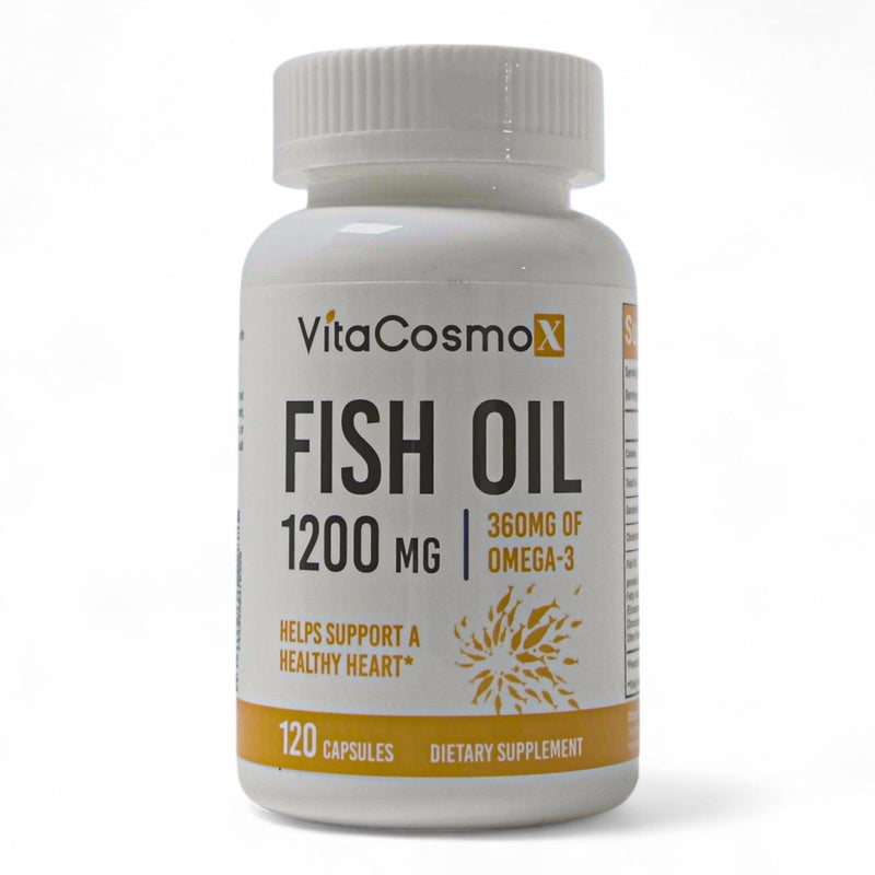 Omega-3 Fish Oil 1560mg, Triple Strength EPA & DHA, 120 Softgels - 60 Servings, Gluten Free, Non-GMO, and Vegetarian Friendly