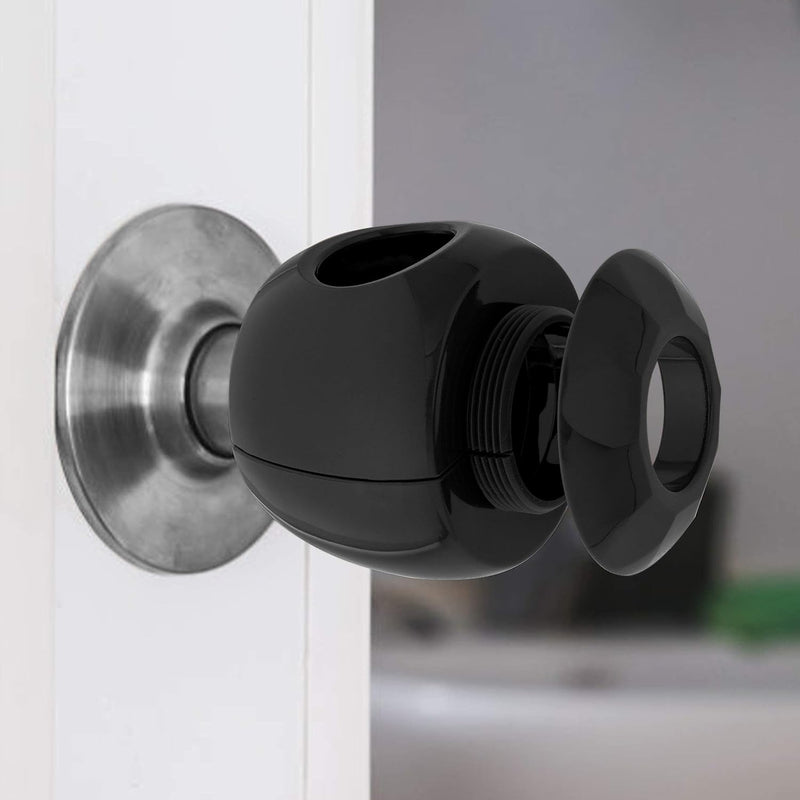 Black - Door knob Baby Safety Cover - 5 Pack - Deter Little Kids from Opening Doors with A Child Proof Door Handle Lock - Driddle - BeesActive Australia