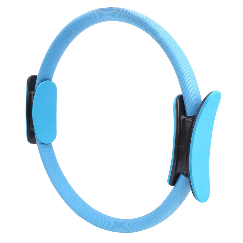 Drfeify Yoga Ring,Portable Plastic Exercise Ring Pilates Circle Ring for Home Gym Fitness (Blue)