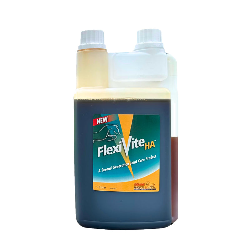 Equine Products Flexivite HA Horse Supplement, 1 Litre. Fast Acting Mobility Supplement With Added Hyaluronic Acid