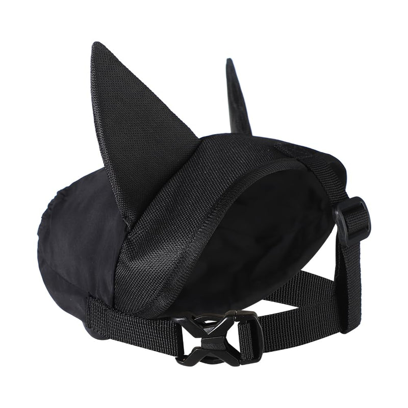 ITODA Dog Calming Muzzle Pet Eye Cover Adjustable Dog Blindfold Shading Anti-Anxiety Eye Cover for Grooming Anti Car Sickness M