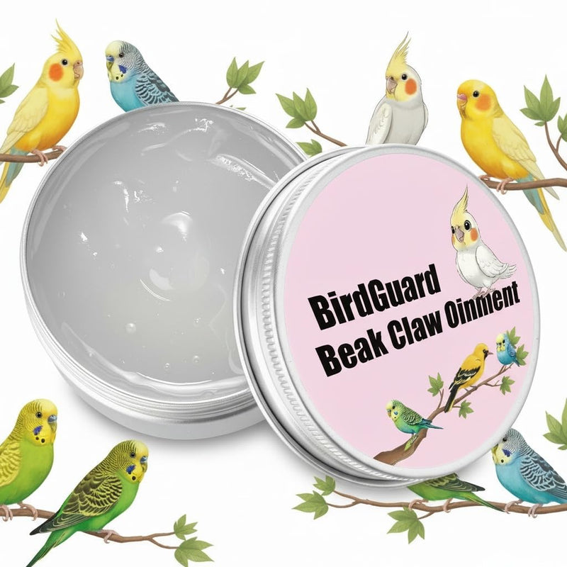 XANADU Bird Ointment - Beak Balm & Claw Moisturizer for Dry, Peeling, Cracked Beaks and Rough Claws | Natural Beak Conditioner for Budgies, Parakeets, Cockatiels, Finches & Lovebirds (Mini Size) Mini Size