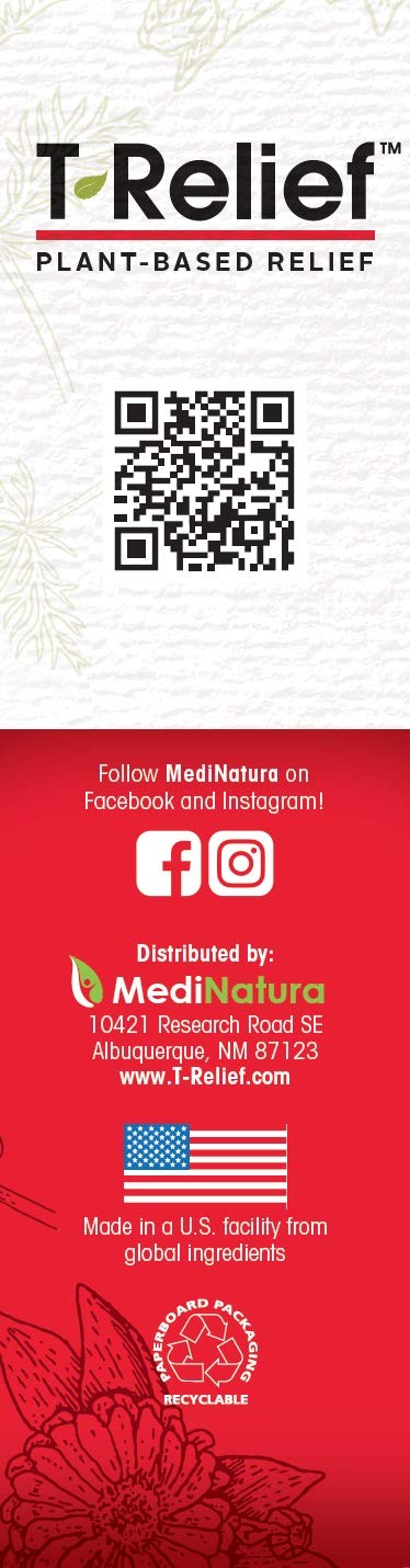 T-Relief Arnica +12 Gel Natural Actives for Back Joint Soreness Muscle Aches & Stiffness Whole Body Fast Acting Homeopathic Rub for Women & Men - 2 oz - BeesActive Australia
